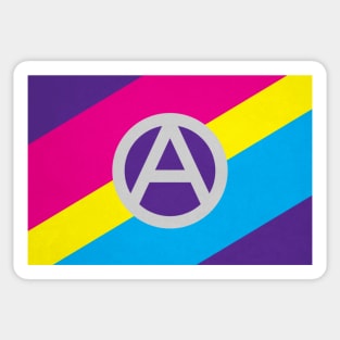 Panarchist (Pansexual Anarchist) Flag Sticker